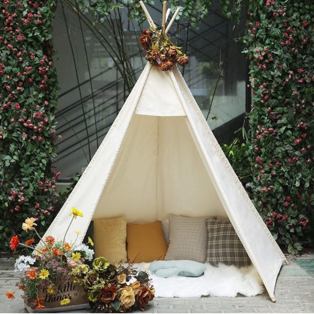 Huge Teepee, Large Tall, Wedding Teepee, Adult Teepee,5 Sides Wide Open Front - Picture 6 of 7